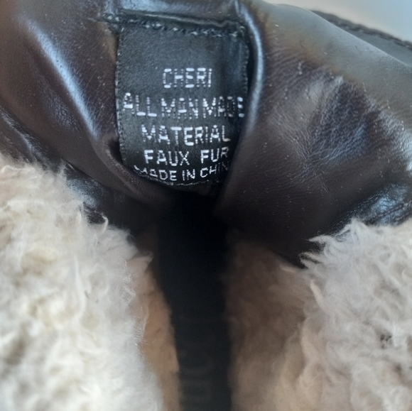 Bucco Women's Cold Weather Beige Lace-Up Faux Fur Heel Anckle Bootie Sz 9 - Picture 11 of 14